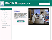 Tablet Screenshot of diapin.com